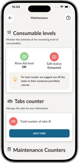 Comment l'application hOn calcule le niveau de sel